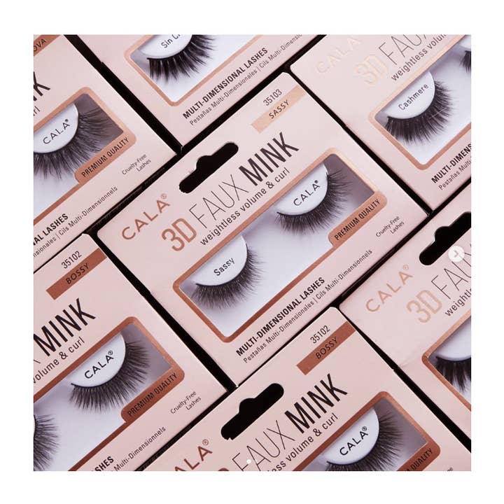 PINEAPPLE Beauty - Wholesale False/Fake Eyelashes - CALA 35105 Nova 3D Faux Mink Eyelashes - 12pcs3
