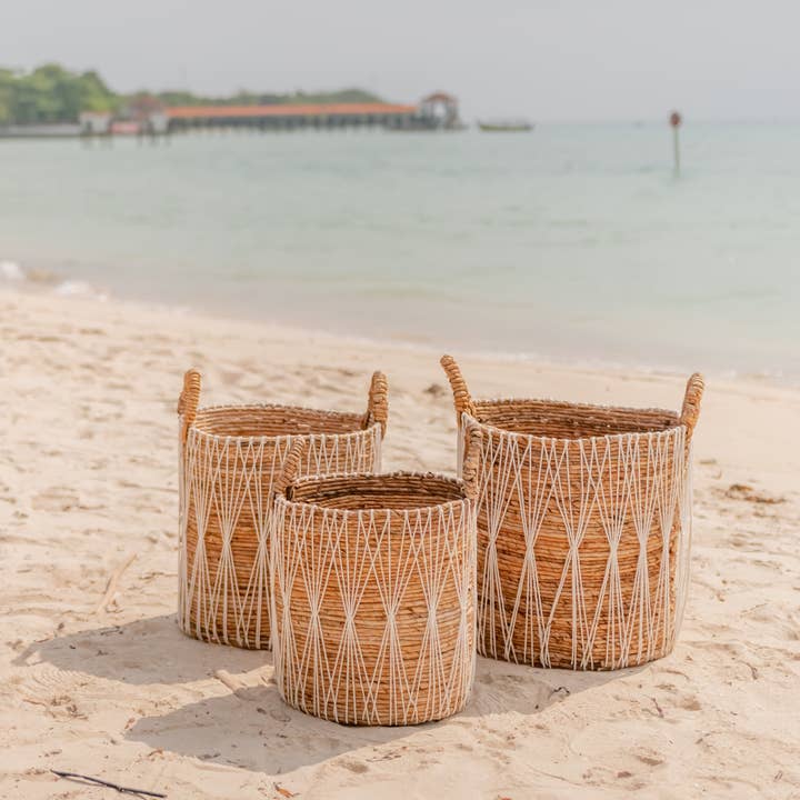 Soeji - Venta al por mayor Cestas para la ropa - Cesta para ropa sucia Boho MANDURO | Cesta para plantas | Cesta de almacenamiento8