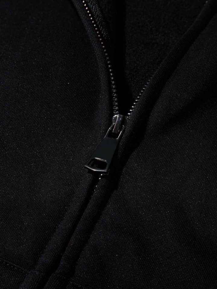 NOISSEY - Wholesale Hoodie – Unisex - Solid-Color Warm Zip-Up Hoodie18