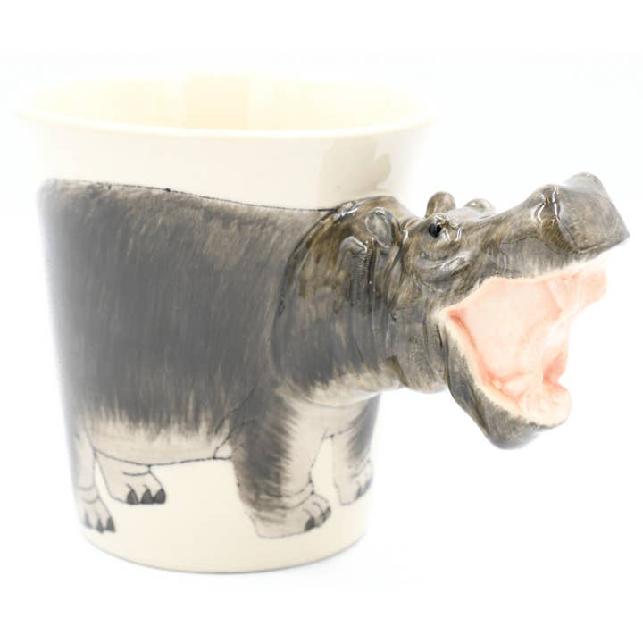 Art Floral Trading LLC - Wholesale Coffee Mug - MUG236 Hippo mug 10 oz