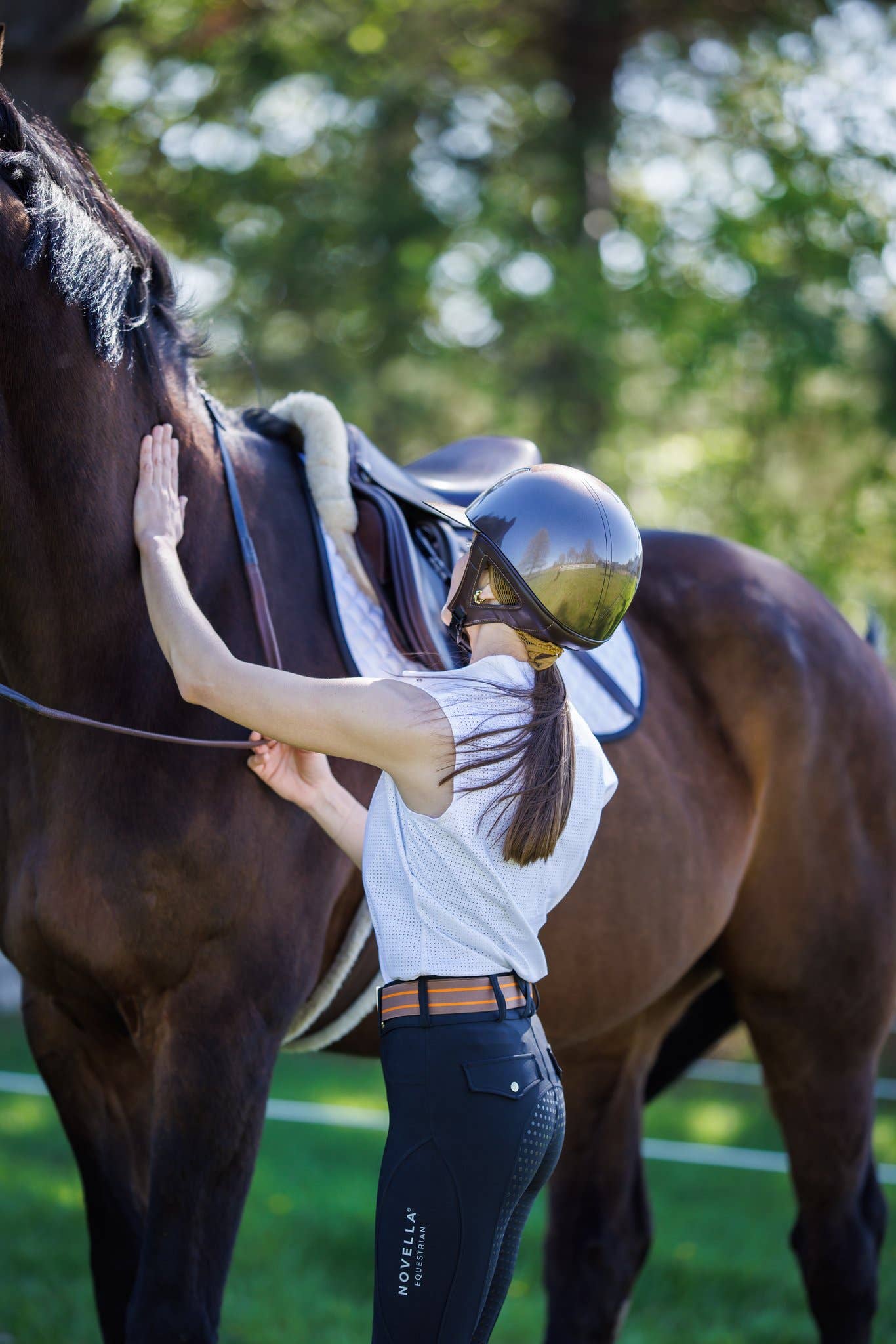 Huston x Ellany - Wholesale Belt - Women's - Ophelia - 1.5" Gold Stirrup Equestrian Elastic Belt2