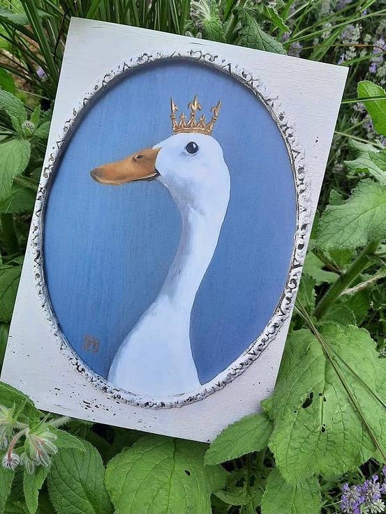 Print – vintage gås for engroshandel hos Marieke Jeromin