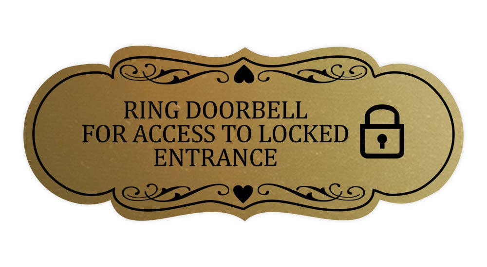 All Quality - Vente Pancarte - Panneau ByLITA Designer Ring Doorbell pour accès à l'entrée verrouillée mur ou porte8