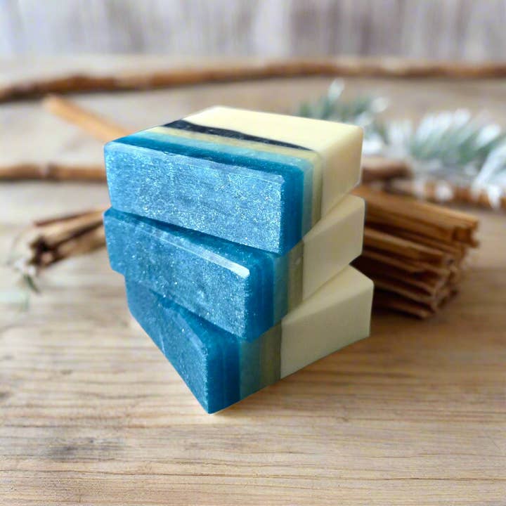 Pretty Soap Co. - Wholesale Bar Soap - Arctic Shore Handcrafted Soap, Winter Cedar and Sea Scent4