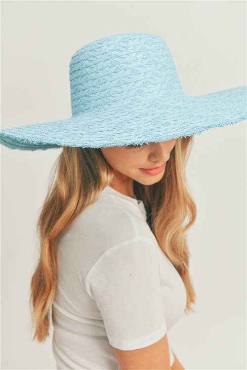 MYS Wholesale Inc - Wholesale Straw Hat - Women's - Solid Summer Floppy Sun Hat24