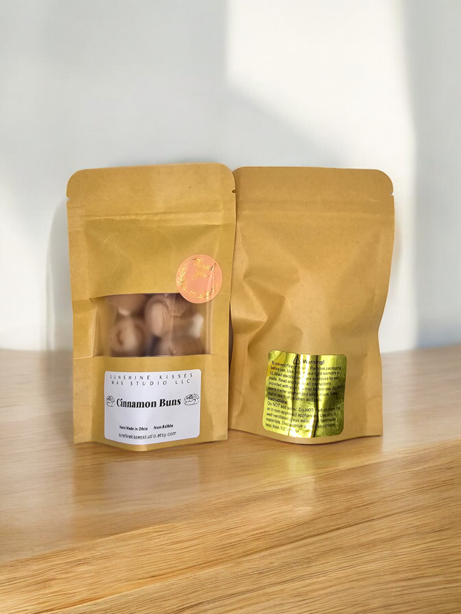 Sunshine Kisses Wax Studio LLC - Wholesale Wax Melt - Cinnamon Buns Wax Melts1