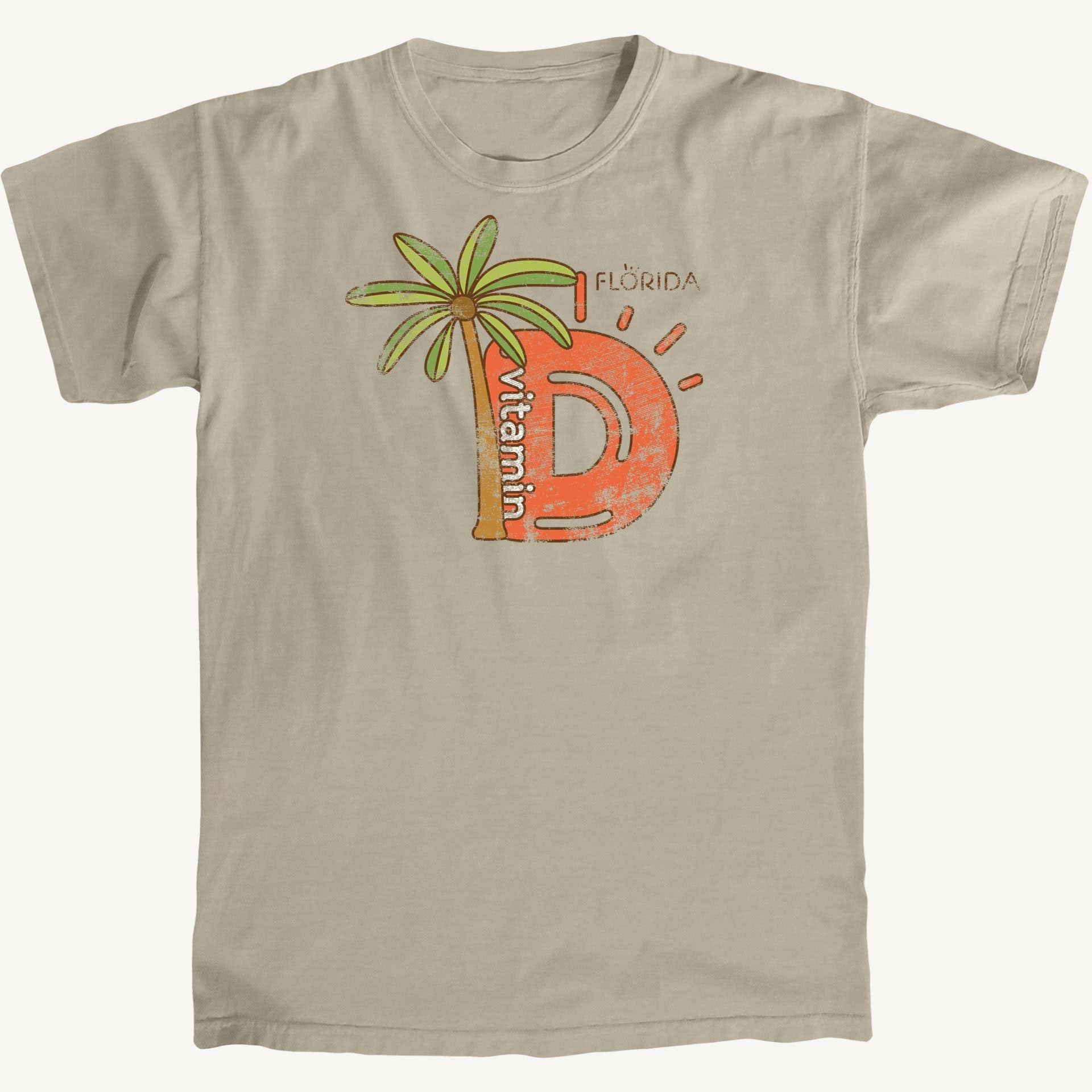 Sandstone Vitamin D Premium Tee for wholesale on Faire0