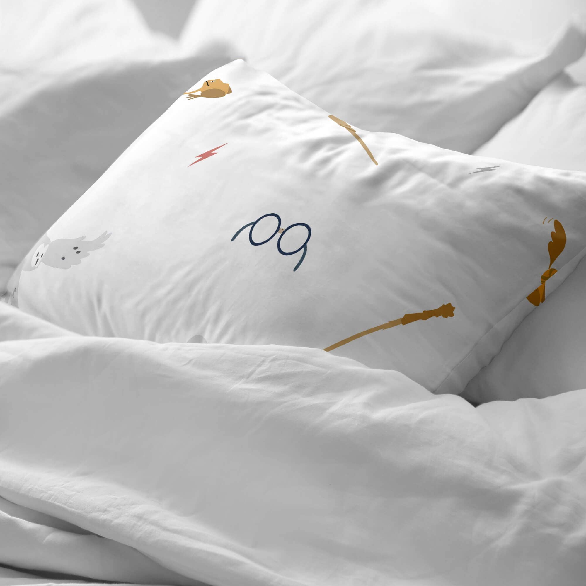 SG HOGAR - Vendita all'ingrosso Federe/copricuscino - Fodera per cuscino Hogwarts Nordic 100% cotone3