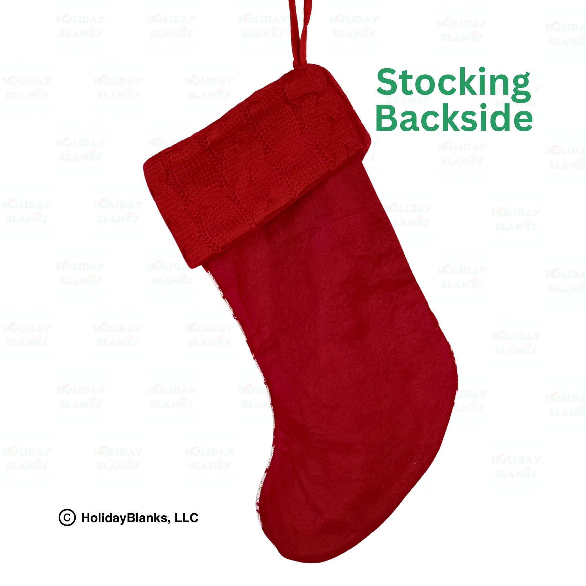 Holiday Blanks - Wholesale Holiday Stocking - Knit stocking blanks6