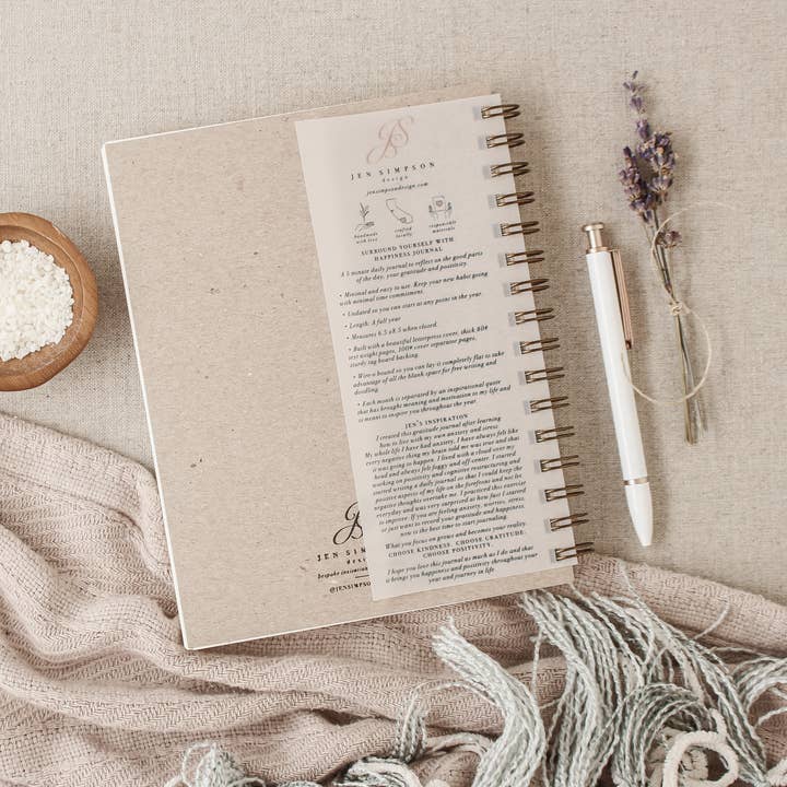 Jen Simpson Design - Venta al por mayor Diario/agenda - Rodéate de un diario de felicidad14