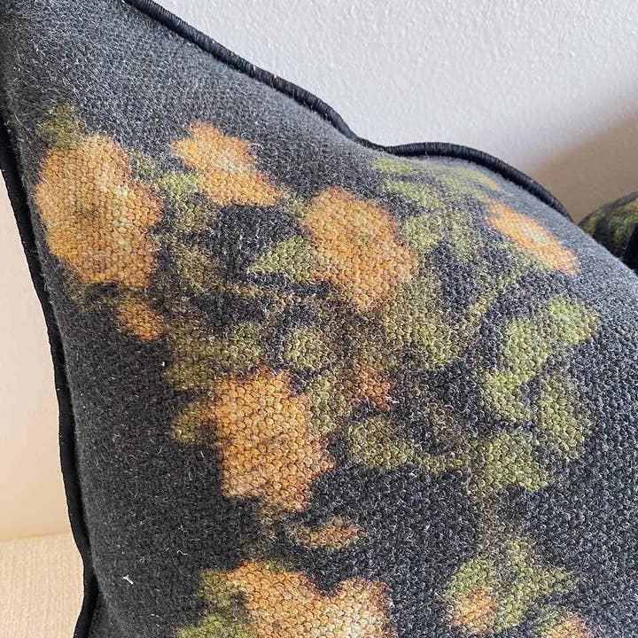 bloom home inc - Wholesale Lumbar Pillow - Wabi Sabi French Linen Roses Lumbar Pillow3