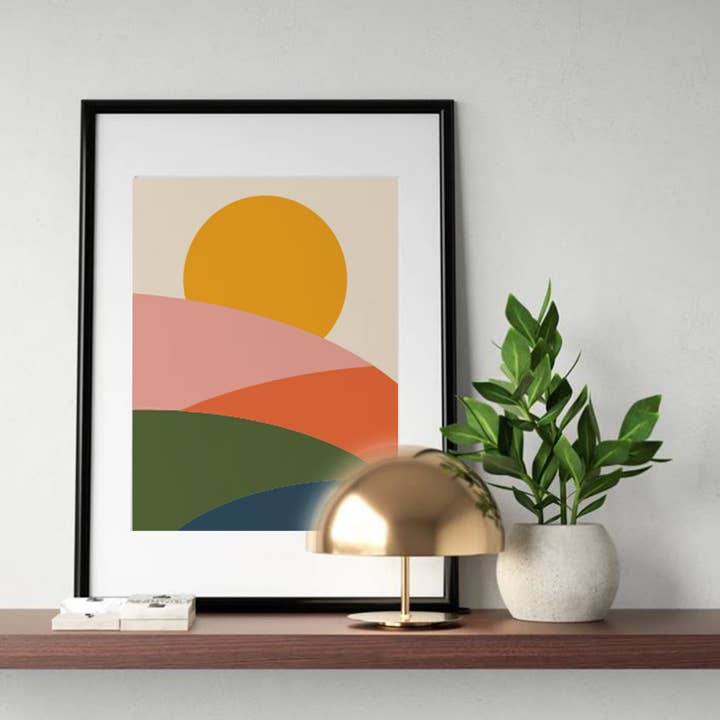 Matisse Abstract Landscape Art Print for wholesale by Lumina