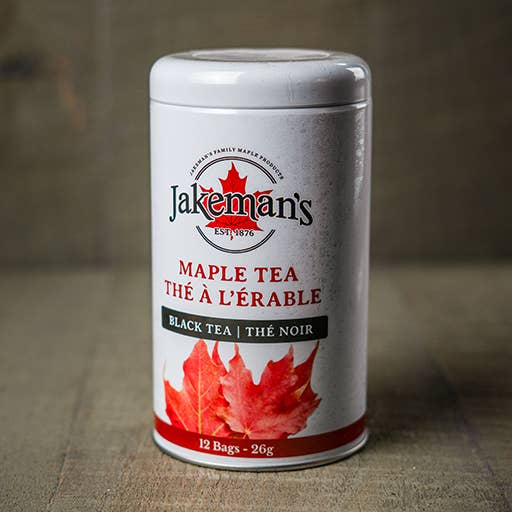 JT911 Jakeman's Maple Tea Tin for wholesale by Jakeman's Maple Products
