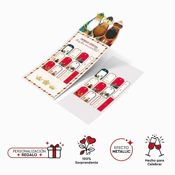 Mis Globos - Venta al por mayor Etiquetas de regalos - Etiquetas para regalos Reyes Magos1