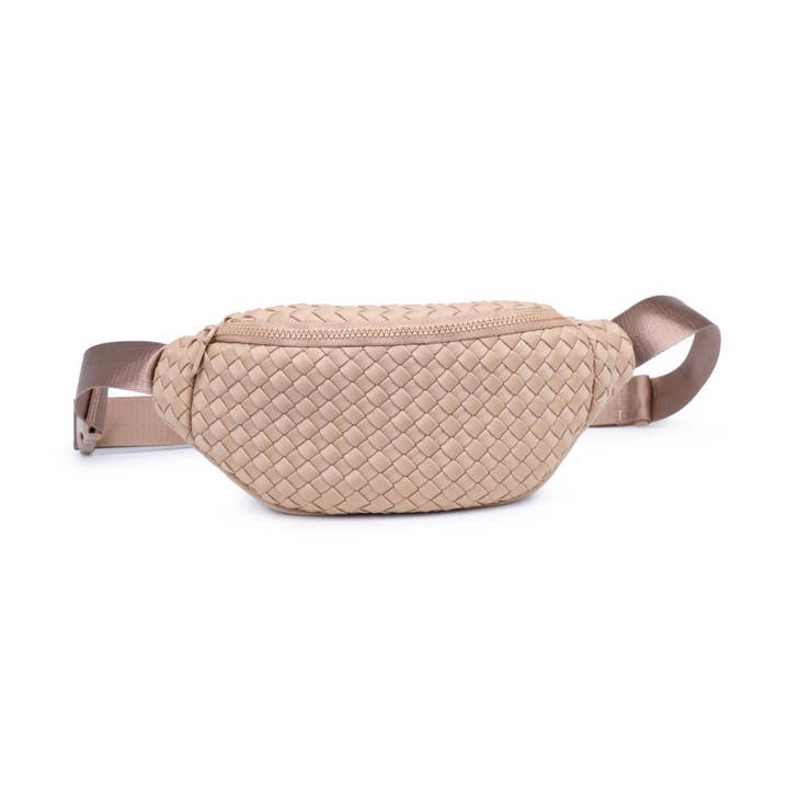 Sol and Selene - Vente Sac ceinture – femme - Sac banane tissé en néoprène Aim High11