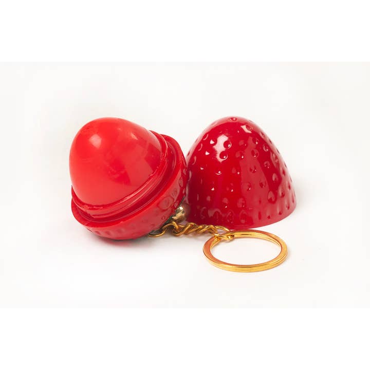 Lavender Stardust - Wholesale Lip Balm - STRAWBERRY SWEET KEYCHAIN LIP BALM