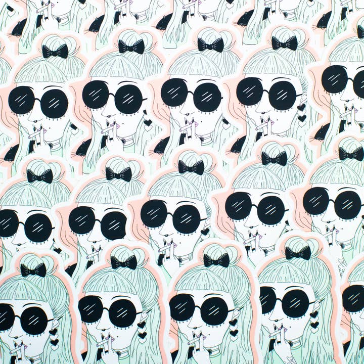 Autocollant Karen pour la vente par Liz Deleo - Full Time Side Hustle