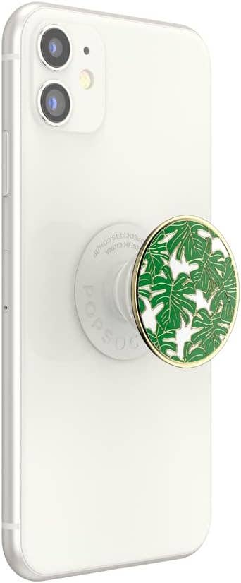 POPSOCKETS - Vente Poignée de téléphone - PopGrip Enamel Monstera0