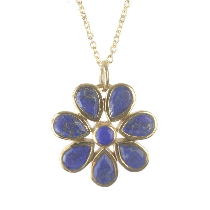 Collar con colgante de Diana - (13 opciones de piedras preciosas) para venta al por mayor de Sissy Yates Designs