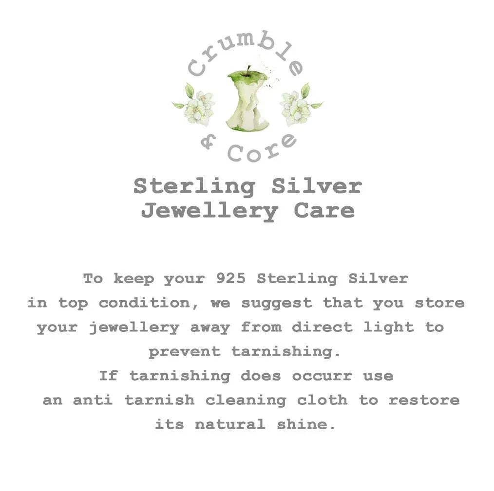 Crumble & Core – wholesale Solitärörhängen – Örhängen i sterlingsilver – Robin Charm Kristall | Sympatigåvoset7