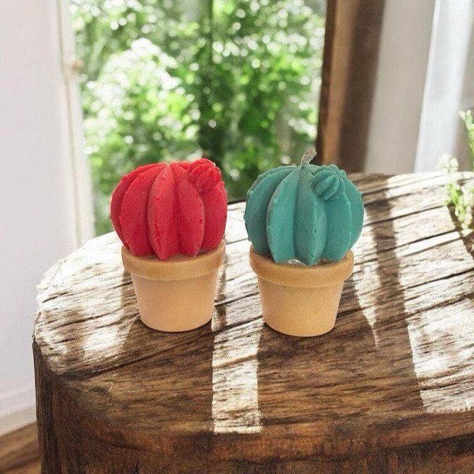 Karly’s Candles - Wholesale Novelty candle - Mini Cactus Candle: Soy Wax Succulent, Plant Lover Gift9
