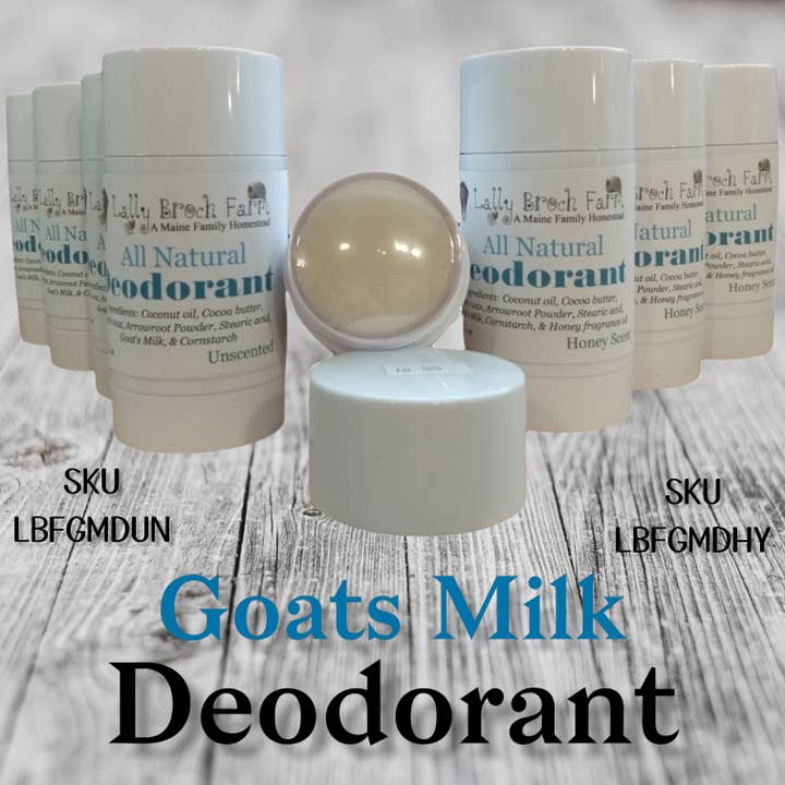 Goats Milk Deodorants for wholesale by Lally Broch Farm