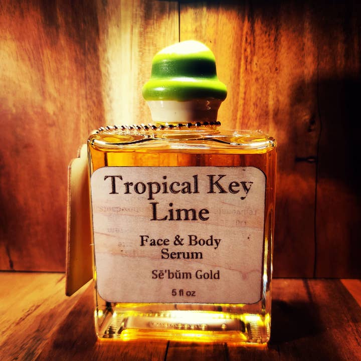 Sérum visage et corps à la lime tropicale pour la vente par Sē'bŭm Gold