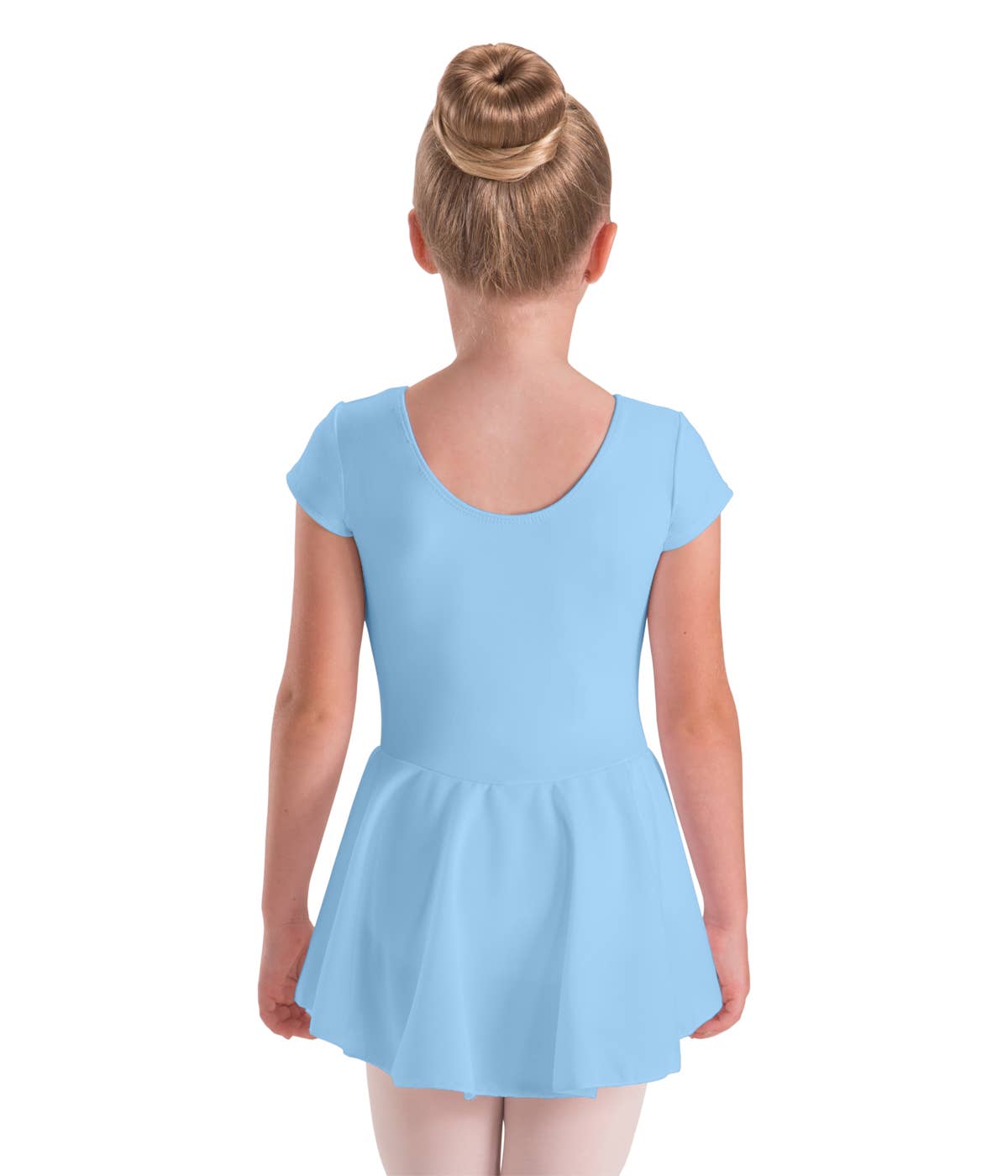 Motionwear – Maiô - Crianças por atacado – Collant com Saia e Mangas Curtas Motionwear3