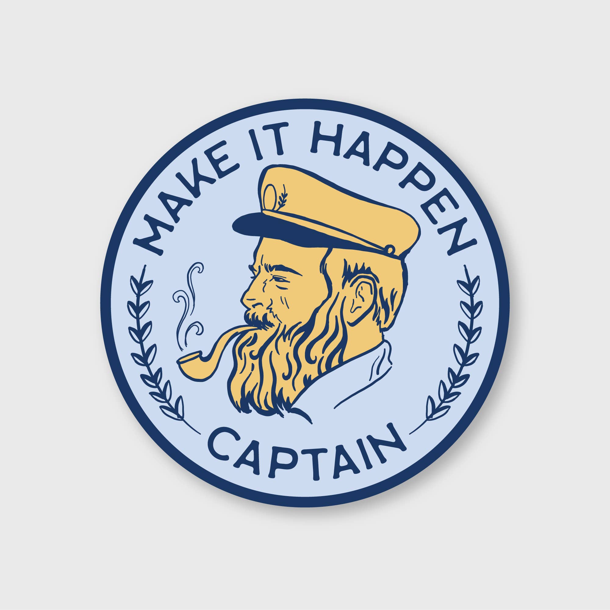 Pike Street Press - Wholesale Sticker - Make It Happen Captain Sticker
