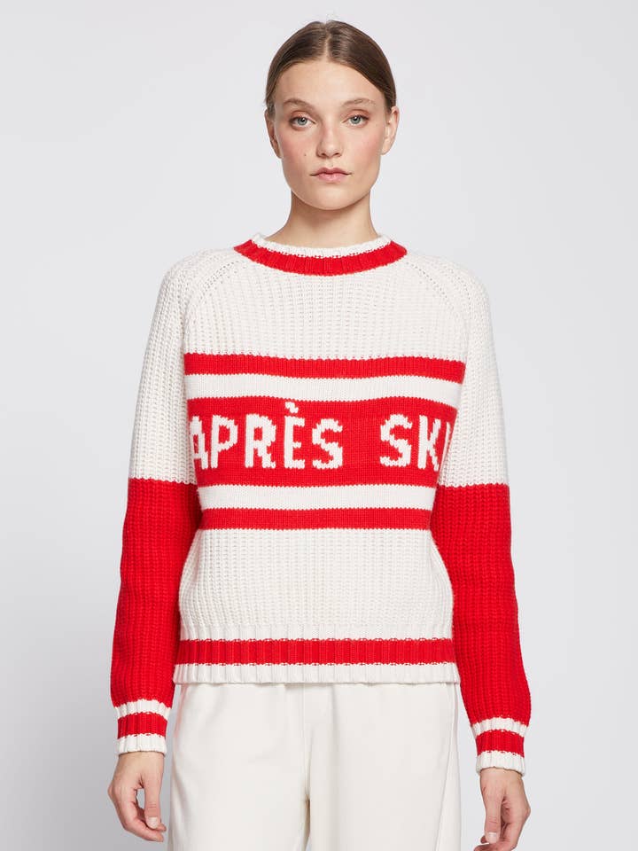 Jersey Cuello Redondo Apres Ski en Crema para venta al por mayor de Stateside