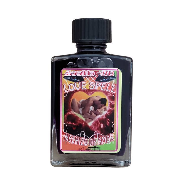 Huile Love Spell - Bouteille de 1 fl oz pour la vente par Botanica Luz Del Dia Inc