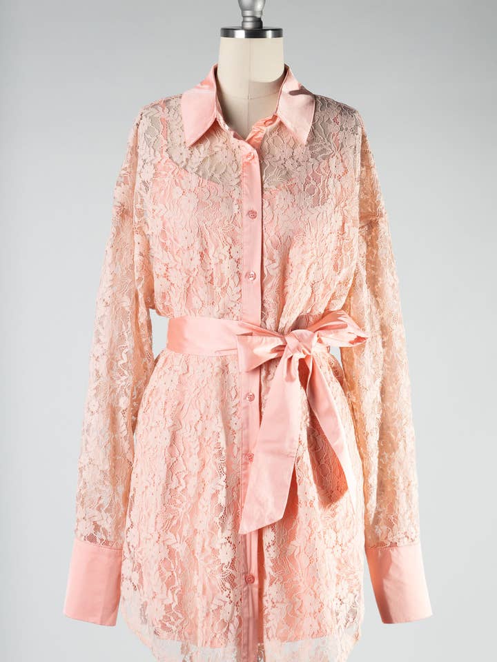 FST1089-1 Robe à col boutonné 6PK pour la vente par Fascination by Intrend