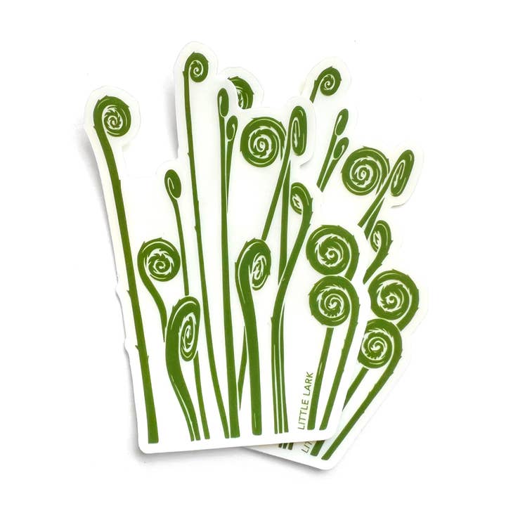 Little Lark - Wholesale Sticker - Fern Fiddlehead Stickers