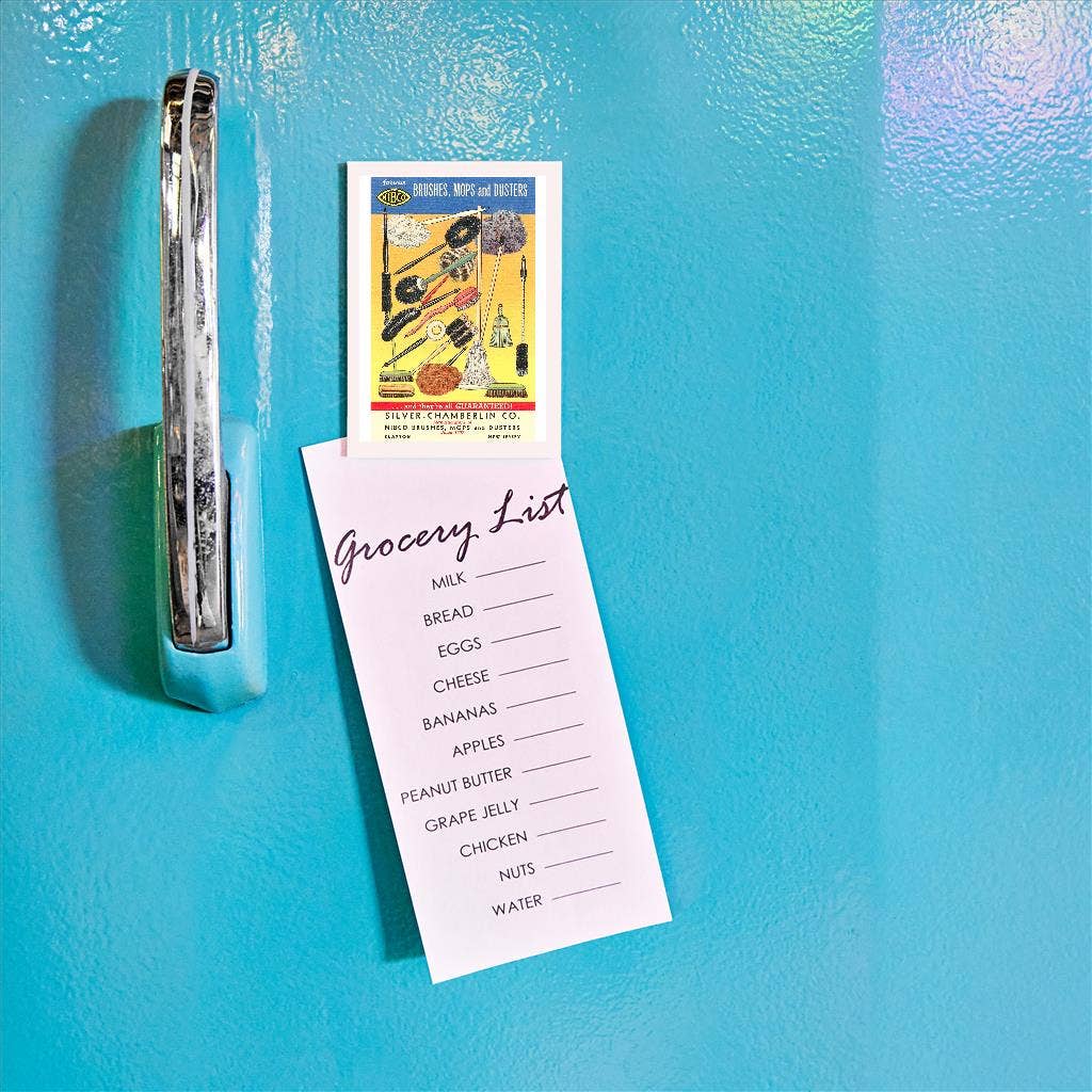 Found Image Press – Engroshandel Magnet – Magnet AC-289 Børster, Mopper og Støvekoste1