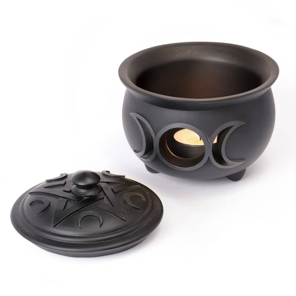 Alchemy Of England (Alchemy USA Distributor) - Wholesale Jewelry Box/Organizer - Triple Moon Cauldron Pot (Casket / Box)1