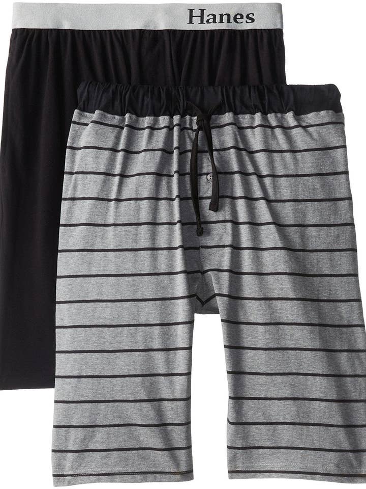 Wholesale Hanes Men's Big-Tall Knit Sleep Short (Pack of 2) for