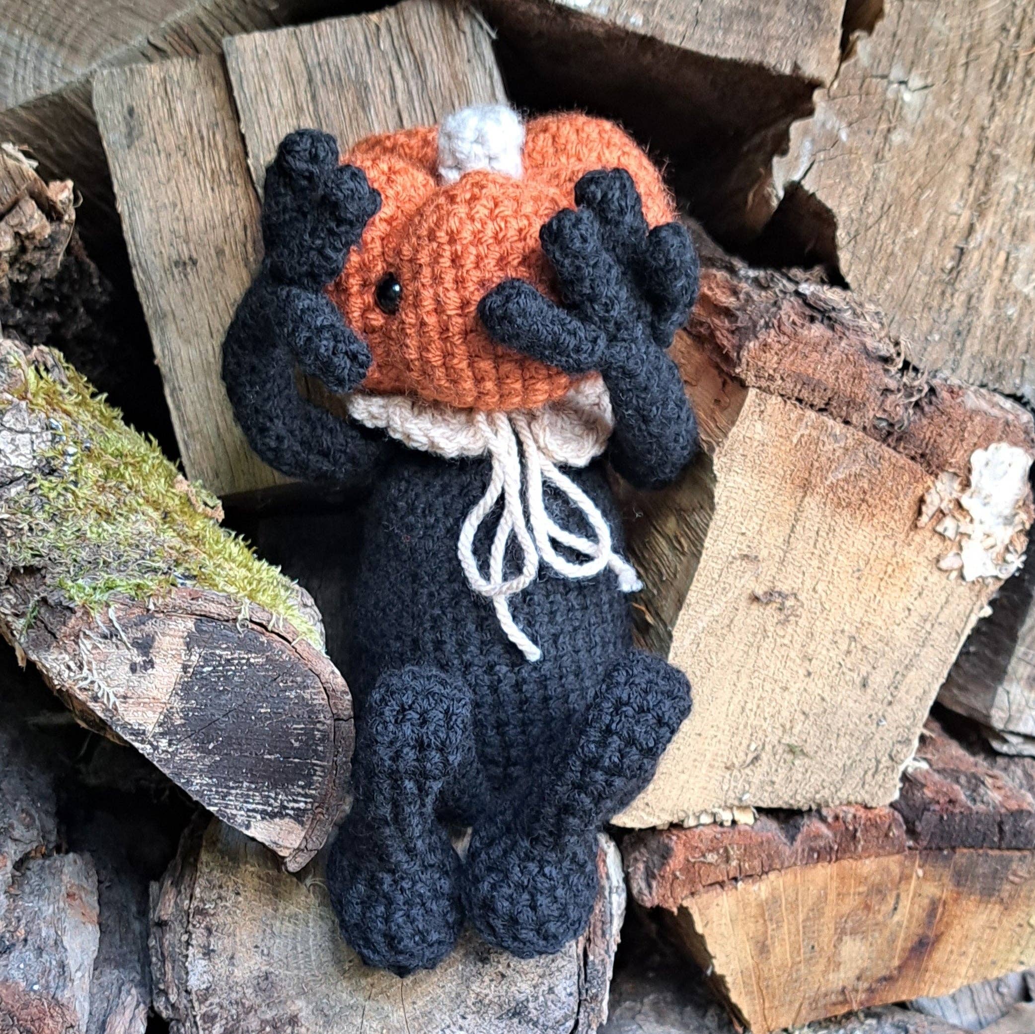 The Pigeon's Nest – Artigos de tricô/crochê por atacado – Padrão de Croché Impresso Spindly Jack | Halloween Assustador e Fofo2