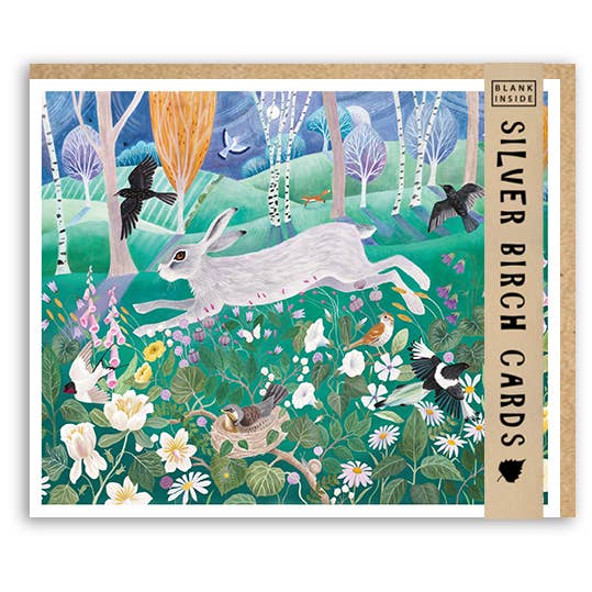 Silver Birch Cards – wholesale Vardagliga hälsningskort – Tomt gratulationskort "Loppet"2