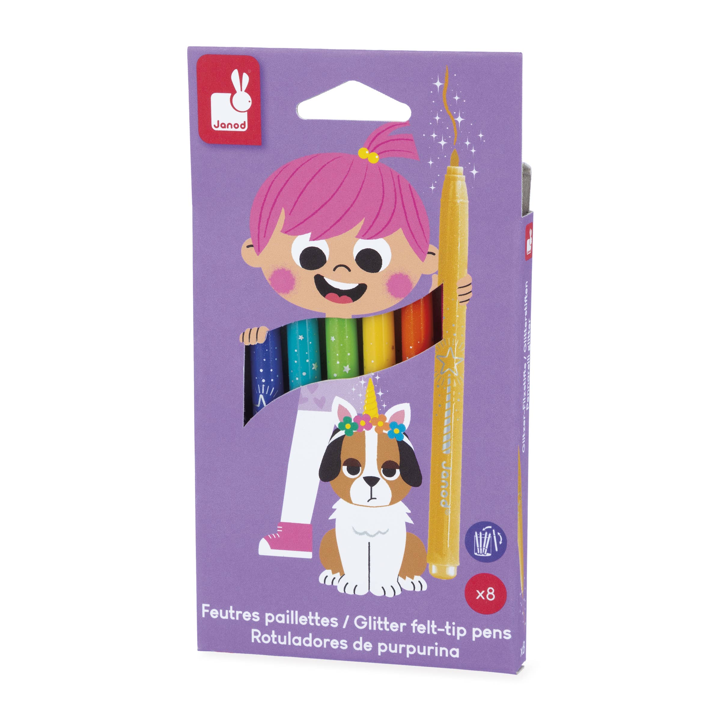 Juratoys – wholesale Pen – Glitter Felt-Tip Pens5