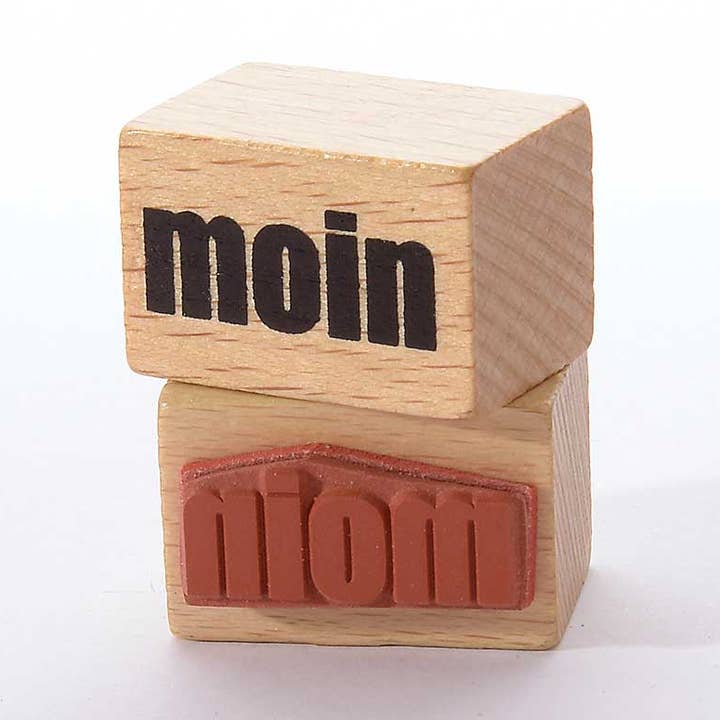 Small Stamps: moin · german text for wholesale by Heindesign
