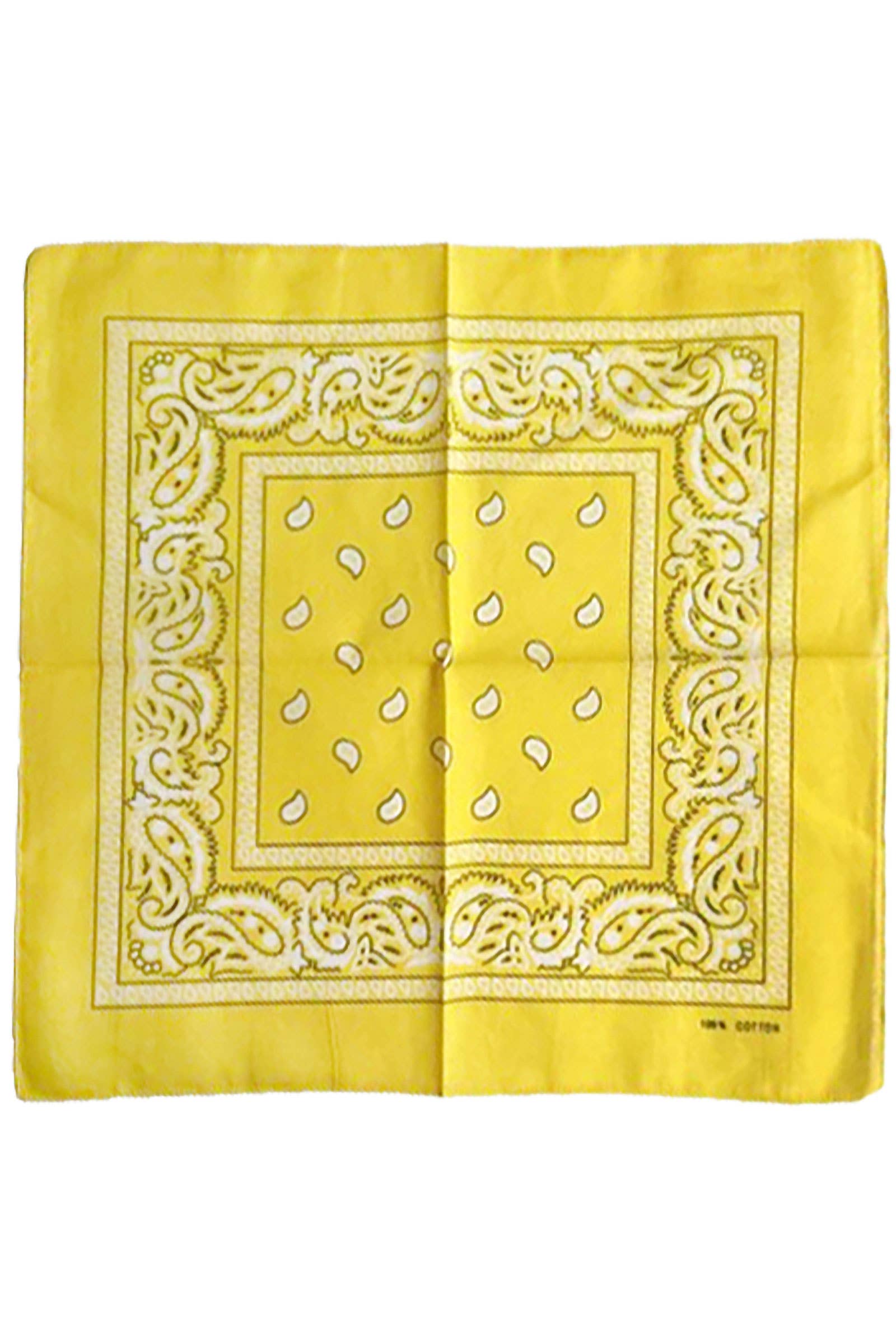 Cap Zone – Engroshandel Bandana - Dame – Klassisk firkantet bandana i bomuld med paisleyprint24