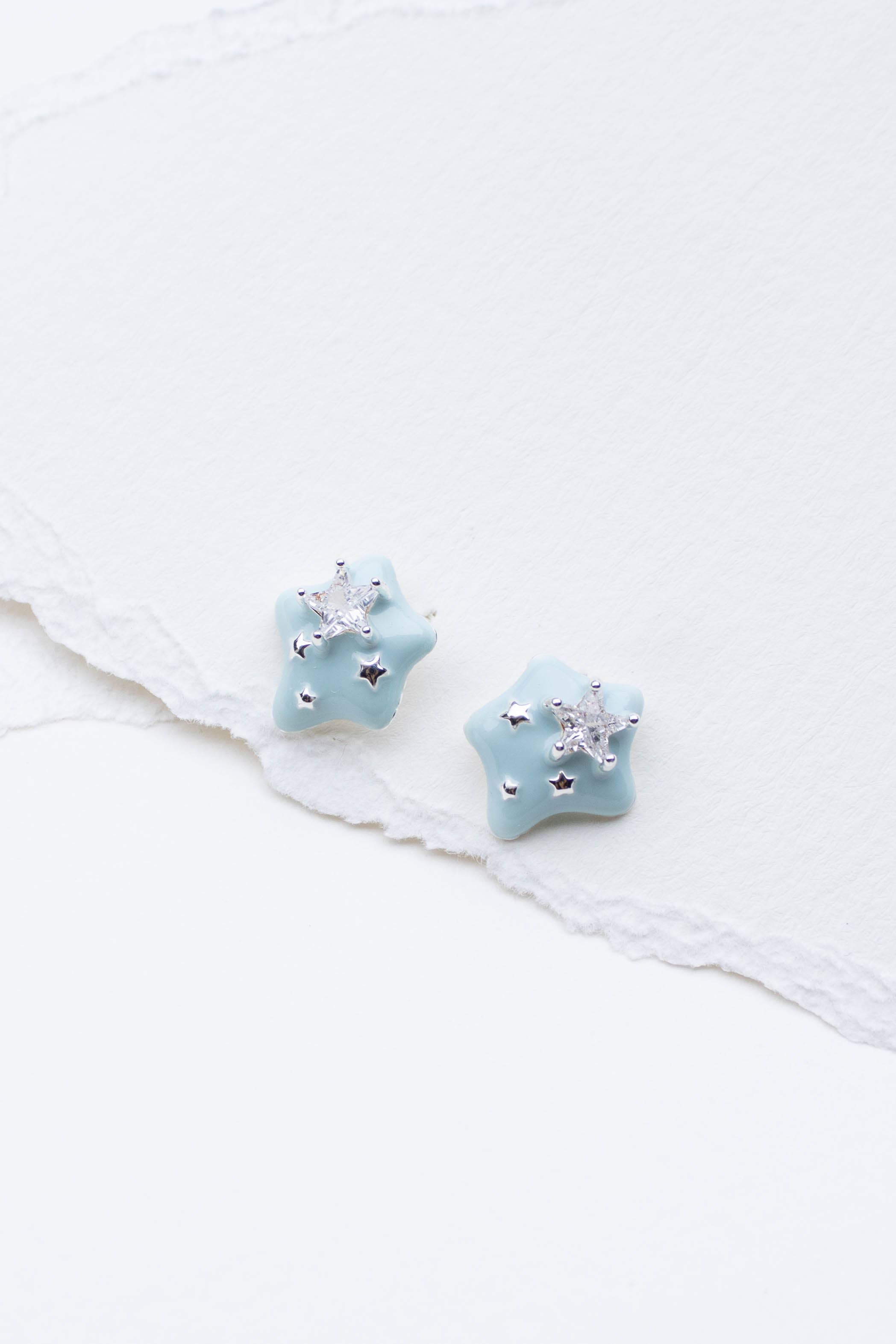 Tiepology - Wholesale Stud/Post Earrings - Twinkling Star Enamel Stud Earrings0