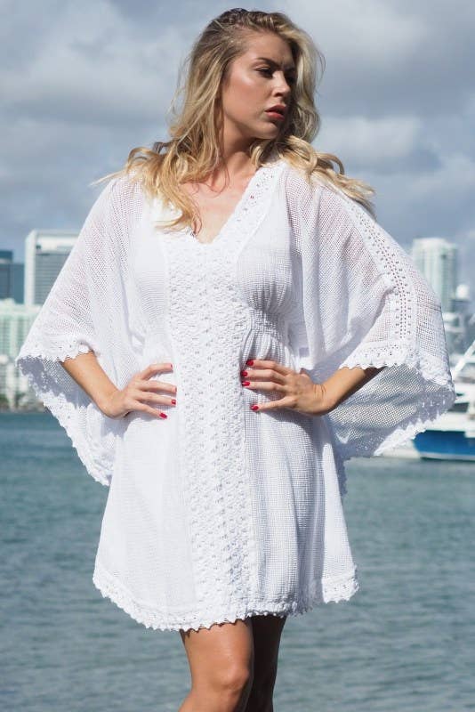 Cotton Natural - Wholesale Swim Cover Up - Women's - Oceana Cover-Up1