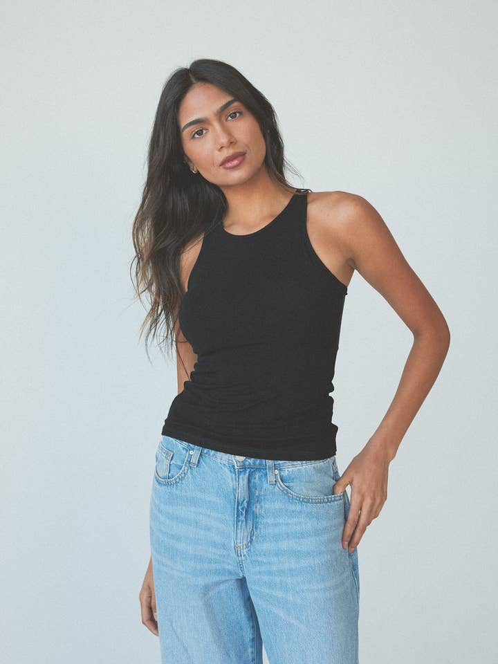 Loose High Neck Brami With PK for wholesale by Klassy