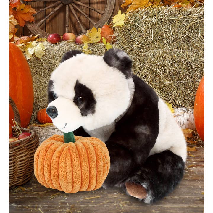 Cota Global - Wholesale Stuffed/plush toy – Kids & baby - Plush Pumpkin - Super Soft Plush - Squat Panda 7 Inch4