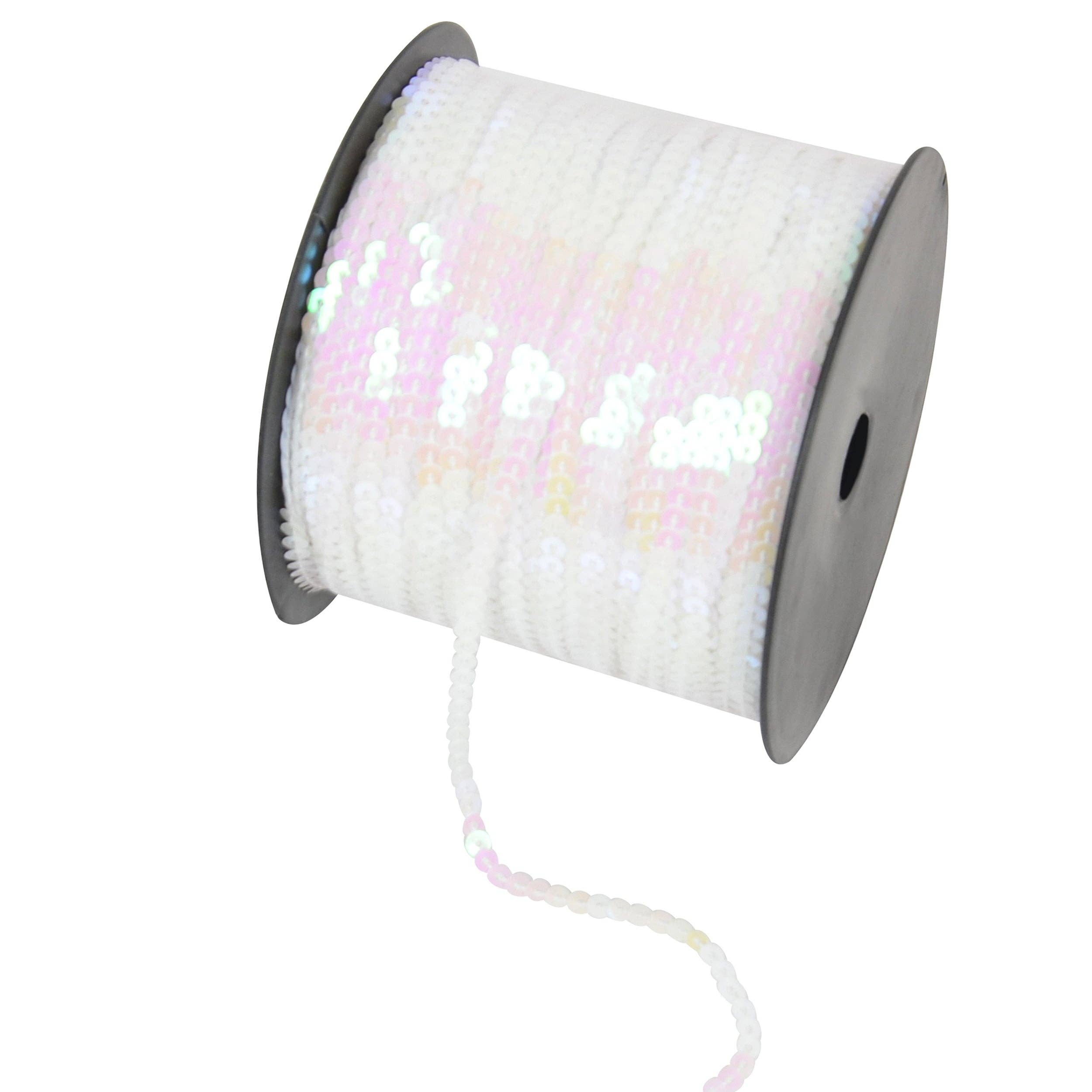 AK Brand - Wholesale Knutselbenodigdheden - Platte Paillettenstrook 4mm Metallic Paillettenband 180 meter8