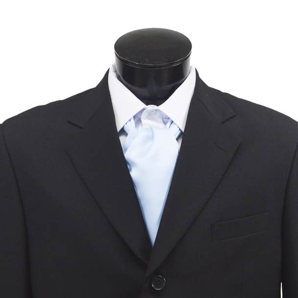 Selini New York - Wholesale Necktie – Men’s - Solid Satin Poly Ascot12