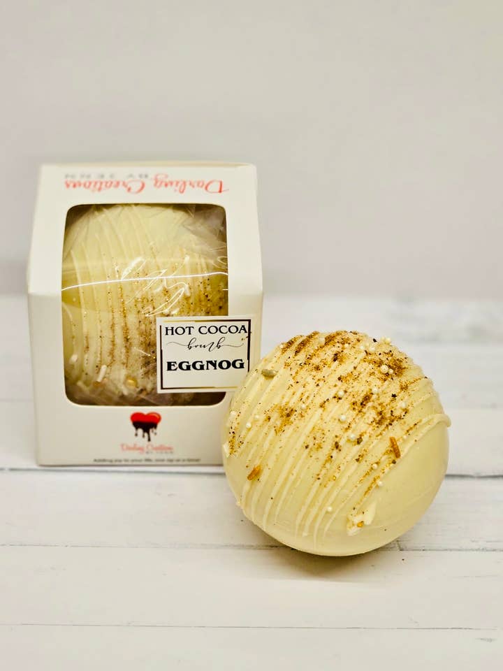 Eggnog varm kakaobombe for engroshandel hos Darling Creations by Jenn