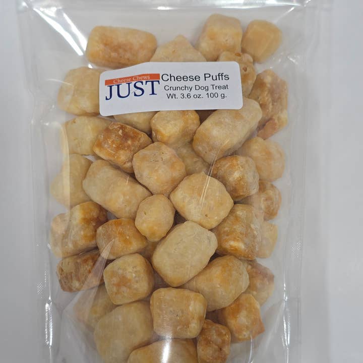 JUST Cheese Chews - Wholesale Pet Treats - Dog - Yak Cheese Puffs Treats 1 Lbs Bulk (microwaved nuggets) 4