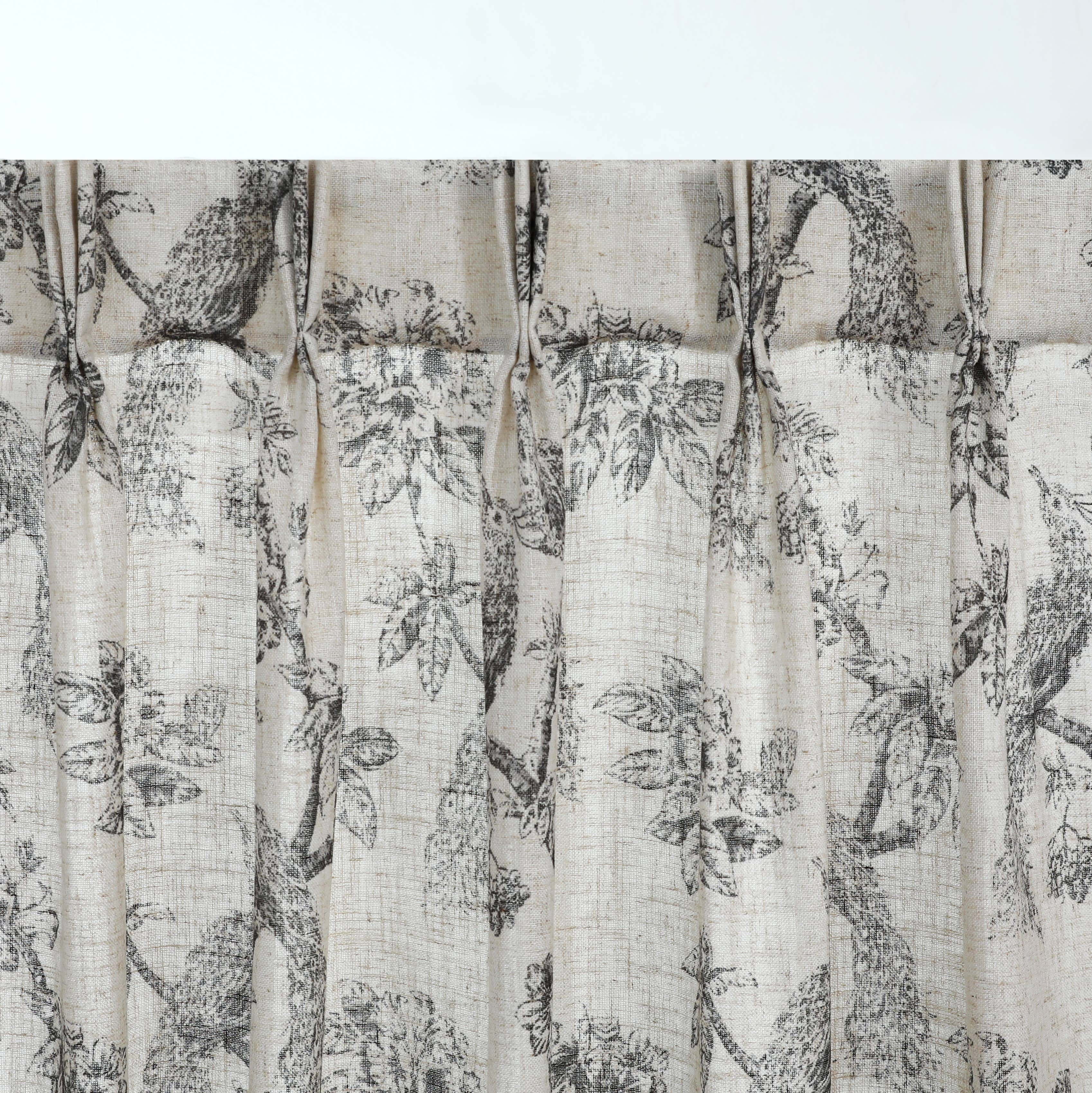 Shadisfy - Wholesale Drape - Peacock Pinch Pleated with Back Tabs Curtain Pair9